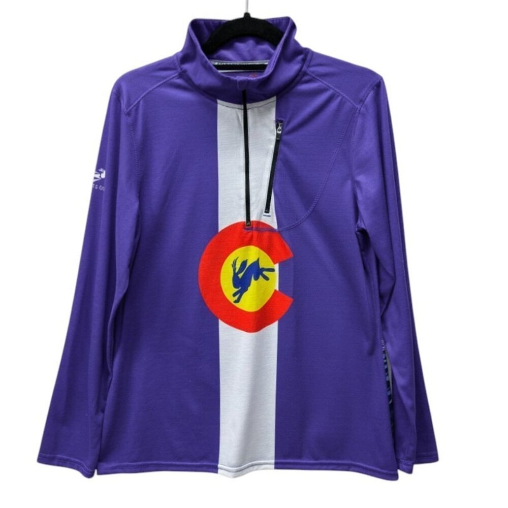 Headsweats Gear Running Jersey, Men's‎ Medium, Colorado Berkeley Park Jackalope